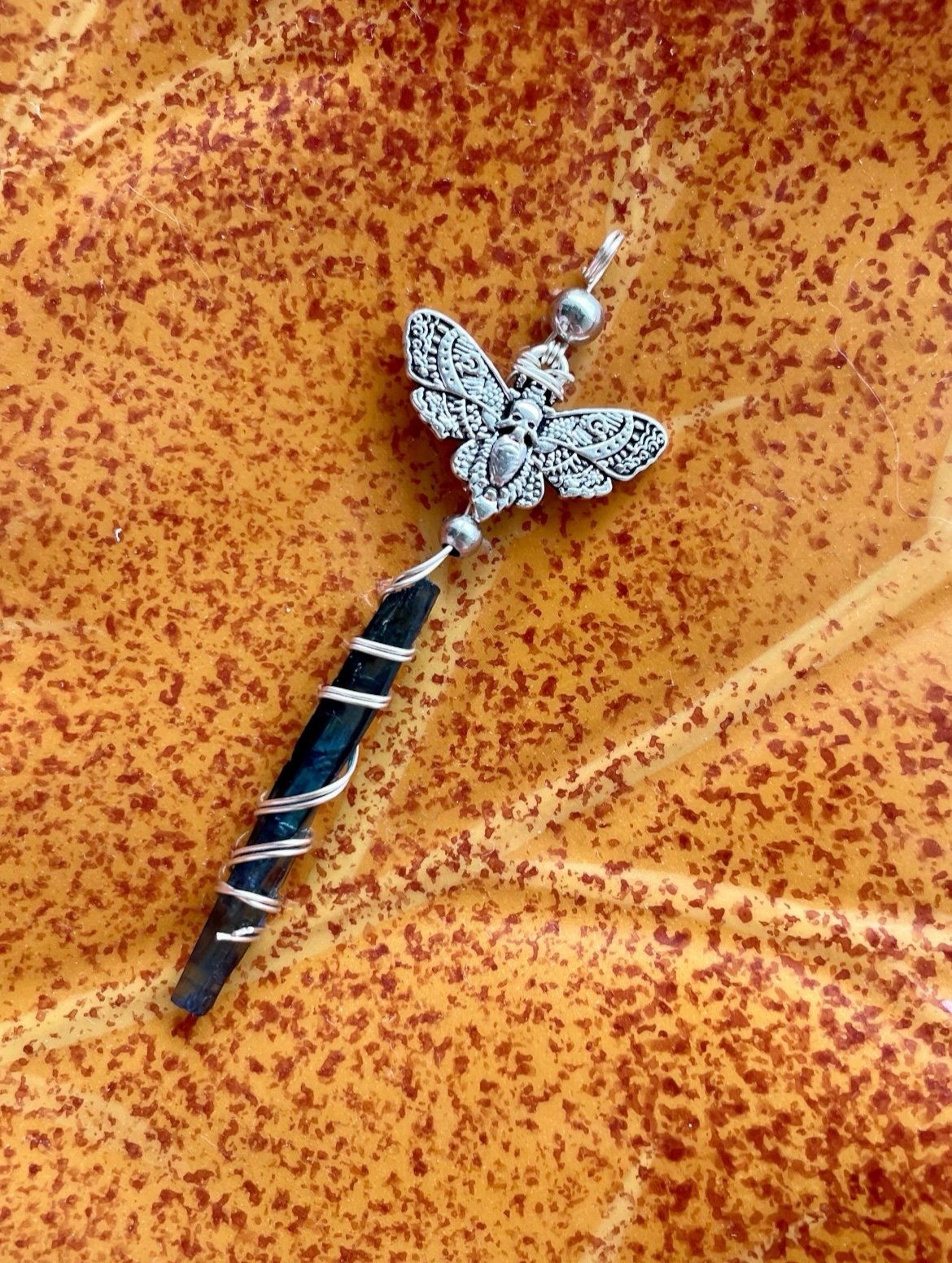 Gothic vivianite jewelry