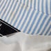 Saks Fifth Avenue Seersucker Trim Fit Blazer Jacket Sport Coat Mens 38S Blue