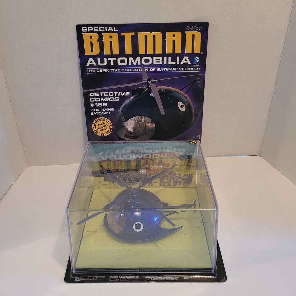 Eaglemoss Batman Automobilia Detective Comics #186 Flying Bat Cave Diecast