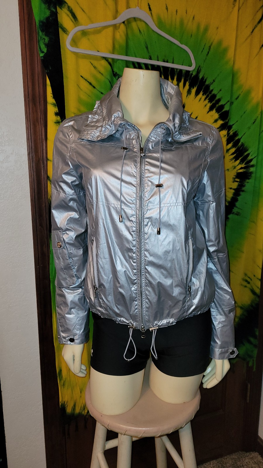 Ralph lauren silver jacket sales