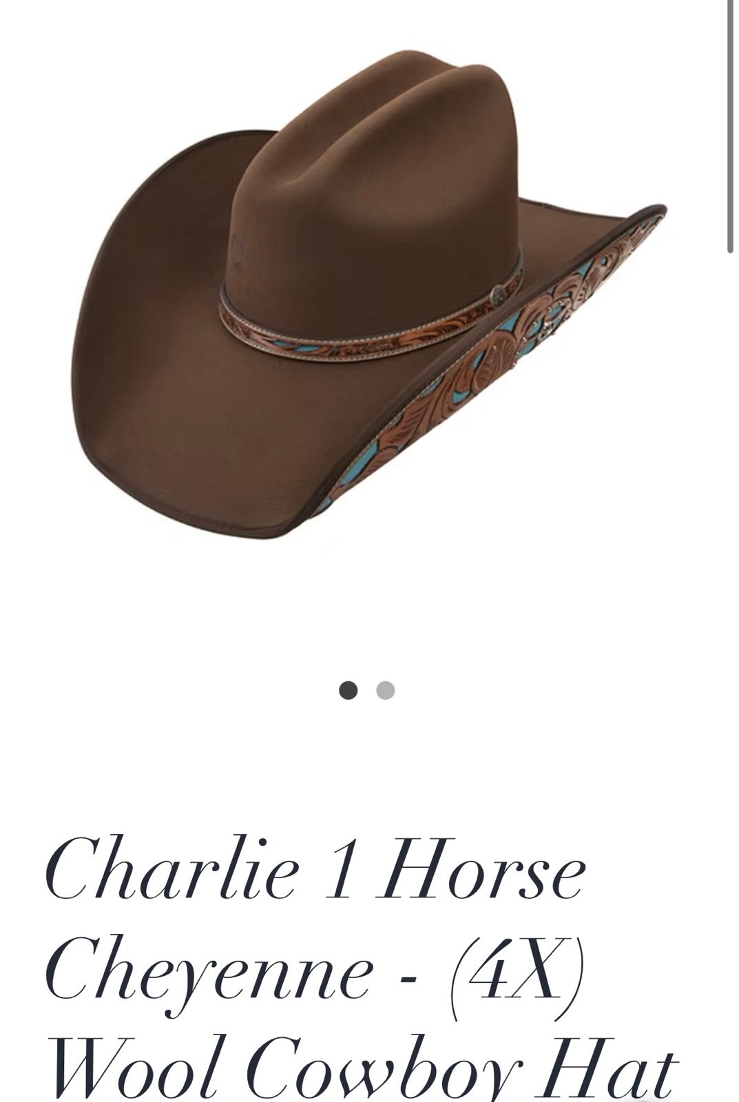 Charlie 1 Horse Cowboy Hat
