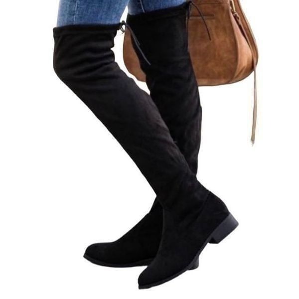 Madden Girl Prissy Black Over The Knee Boot Size 9 NEW