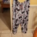 Disney Mickey Mouse Women's Black & White Cartoon Strip Sweatpants Size 2XL