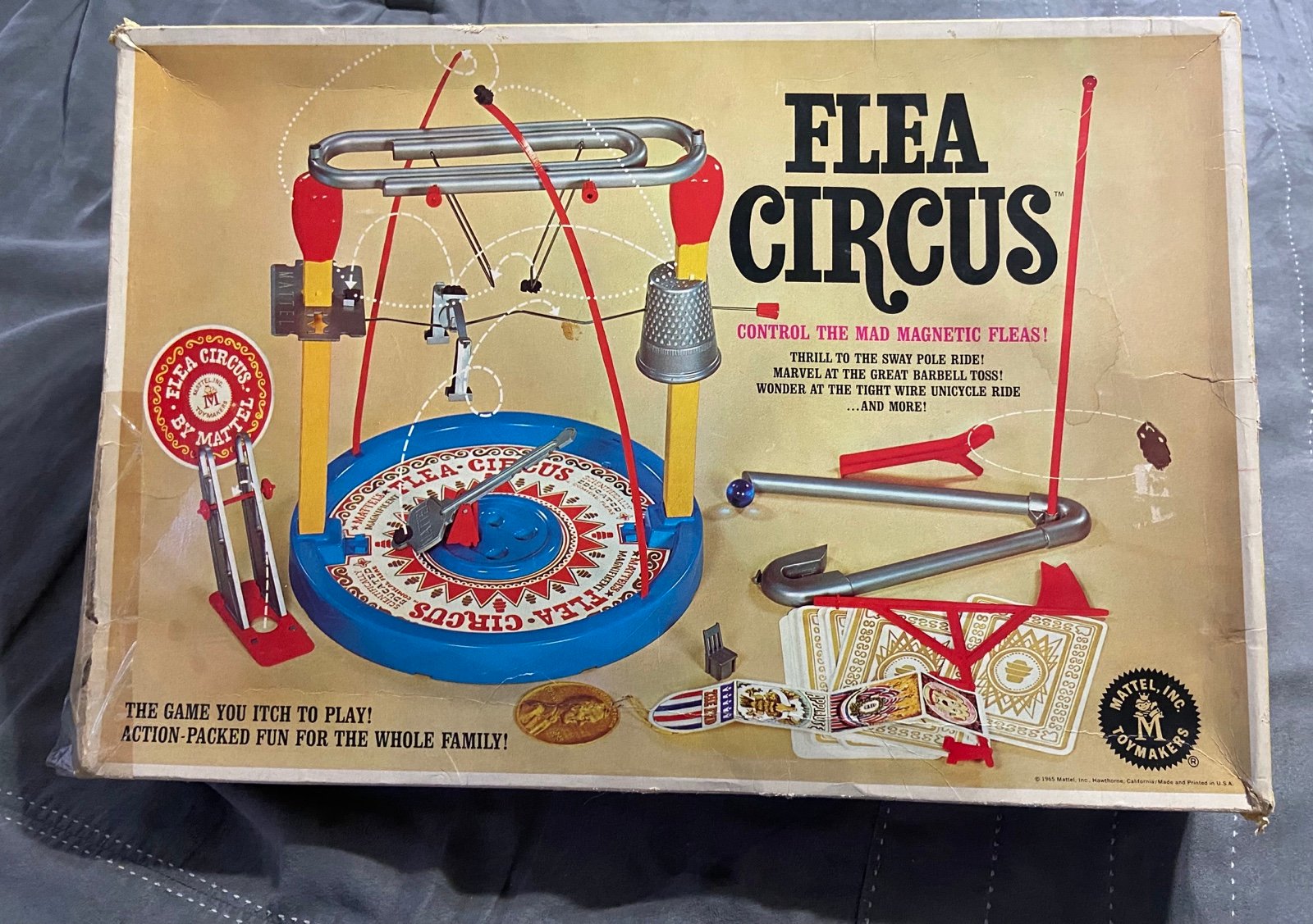 1965 Mattel Flea Circus game