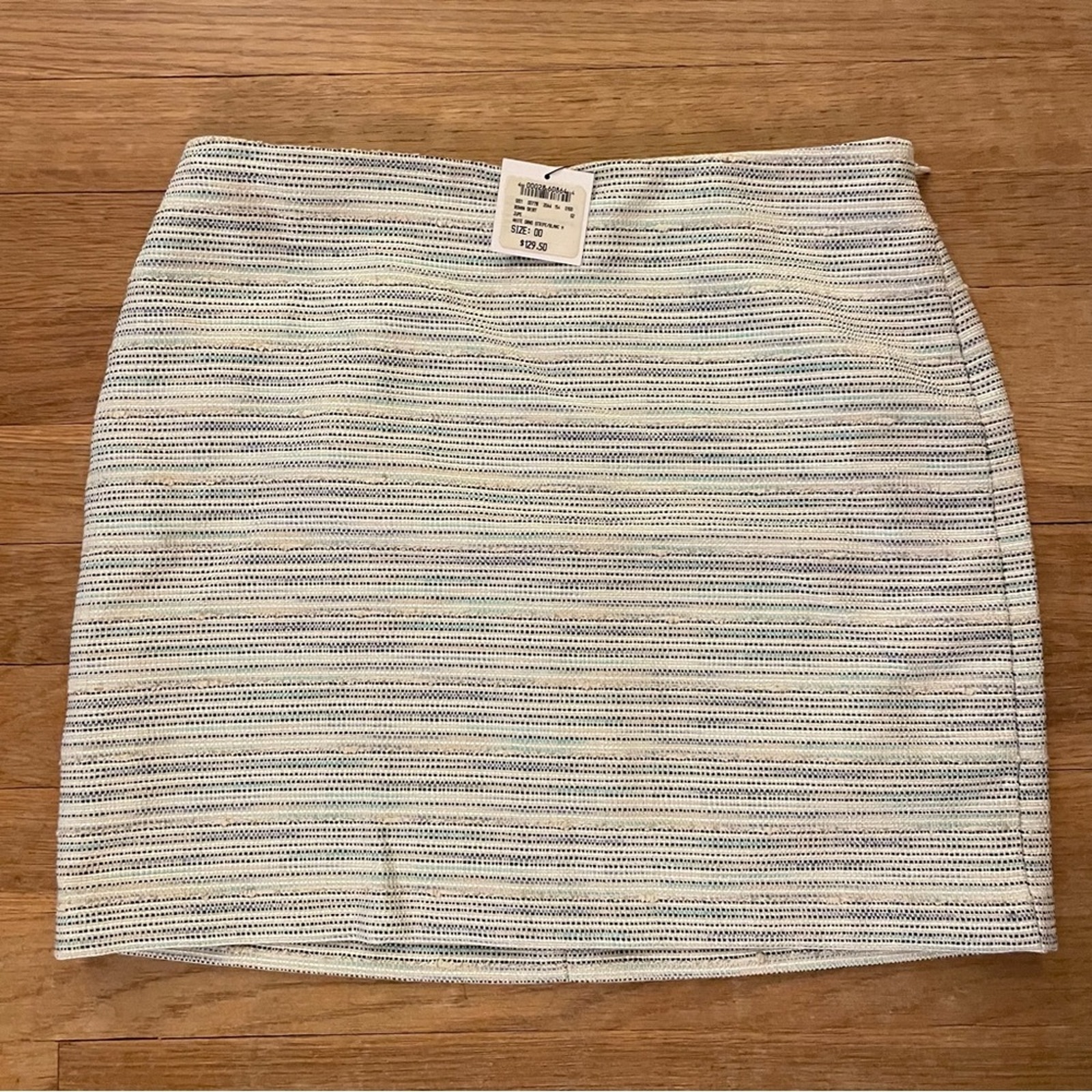 NWT Club Monica striped mini skirt size 00 b26