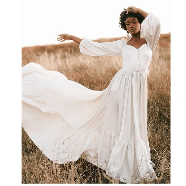 Joyfolie Lorna Impact Dress Wedding Dress Maxi Dress Cream Textured Shine L
