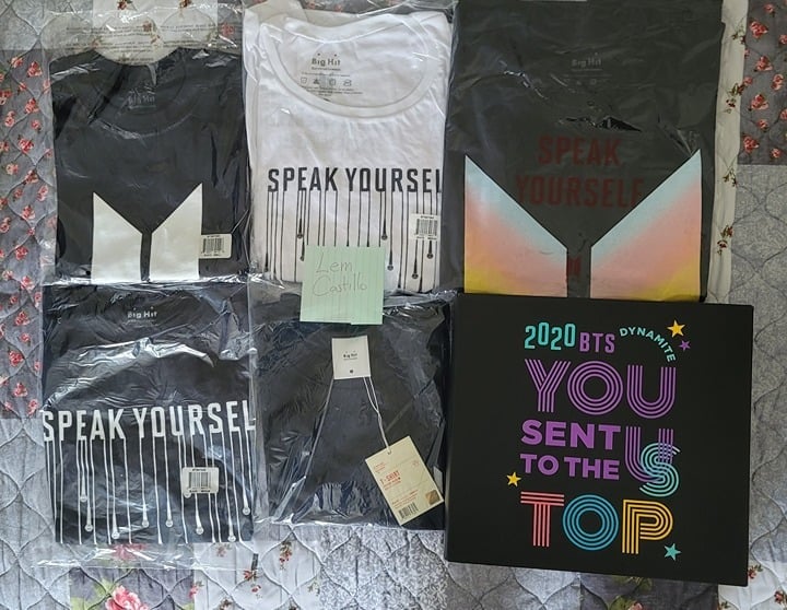 BTS tshirt & towel set