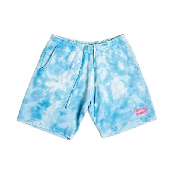 FAT SAL’S VENICE BLUE CLOUD DYE SWEAT SHORTS SZ EXTRA LARGE XL