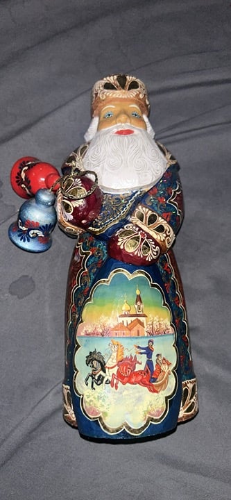Hand painted Kazakh doll