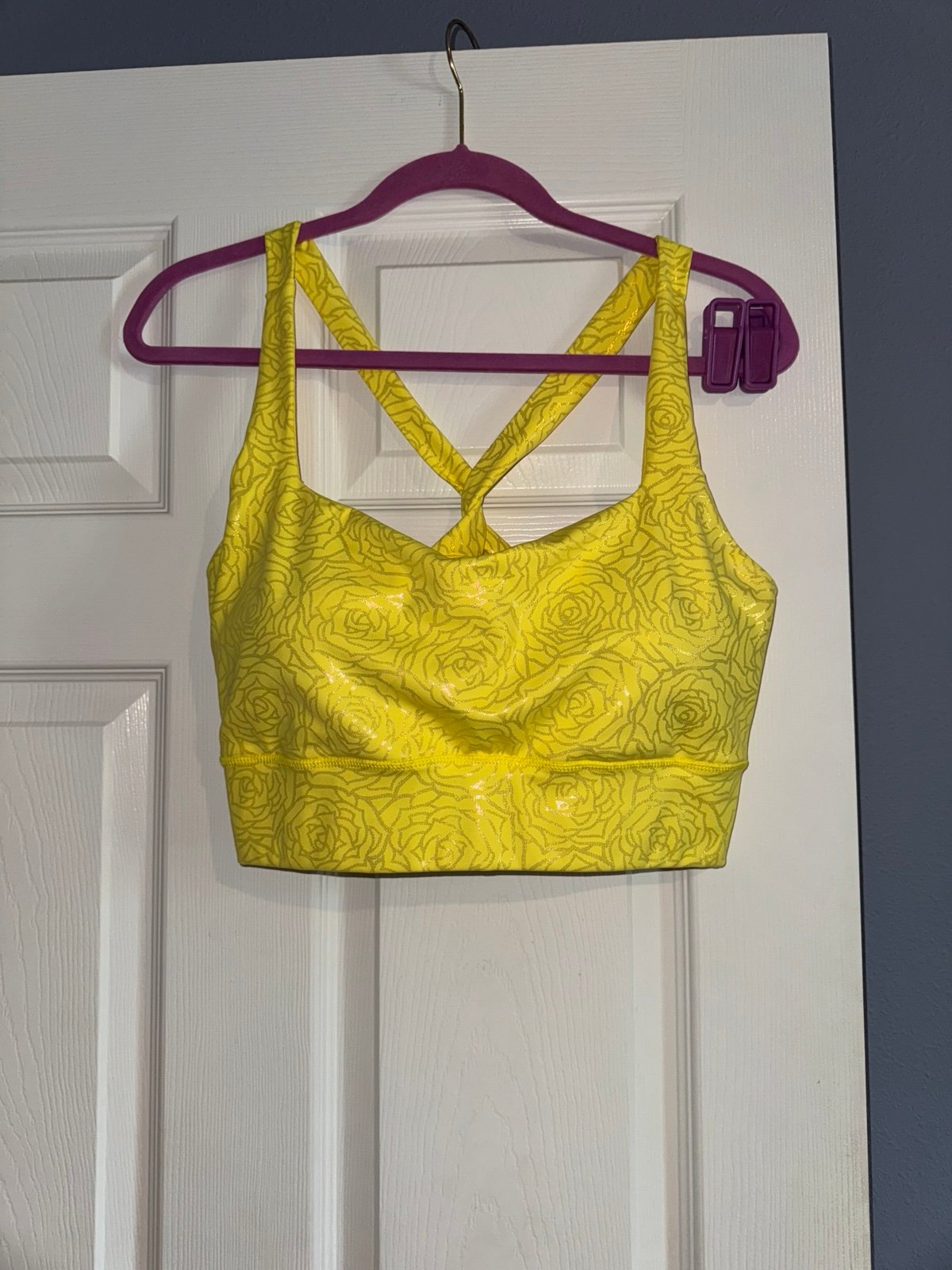 EUC Crowned Athletics Enchanted Rose Sports Bra