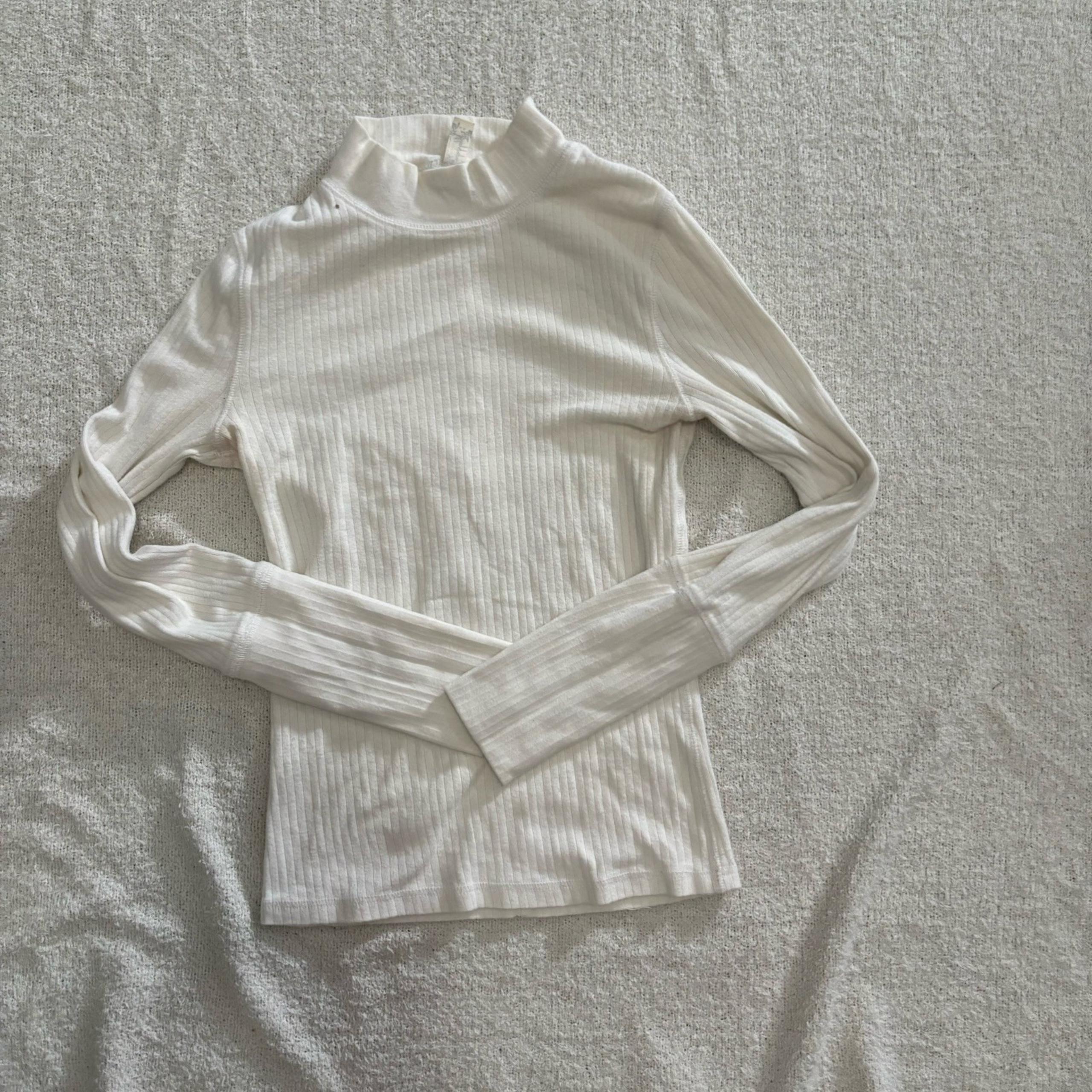 Intimately Free People Knit Mock Neck Long Sleeve Top Sz XS