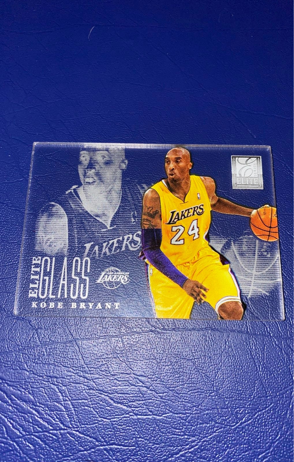 Kobe Bryant Panini Elite Glass card RARE