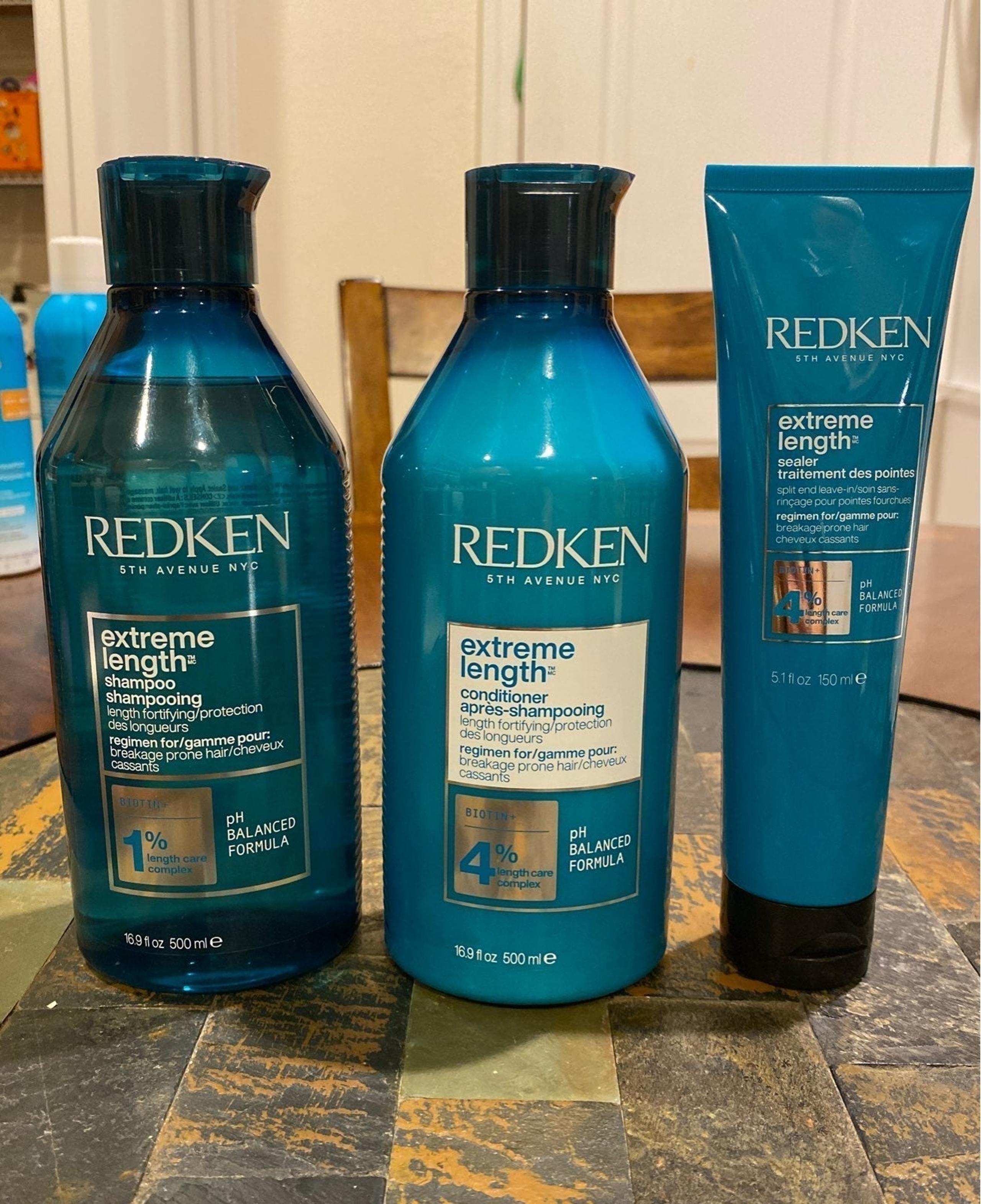 Redken Extreme Length Shampoo Conditioner 16.9 oz Sealer