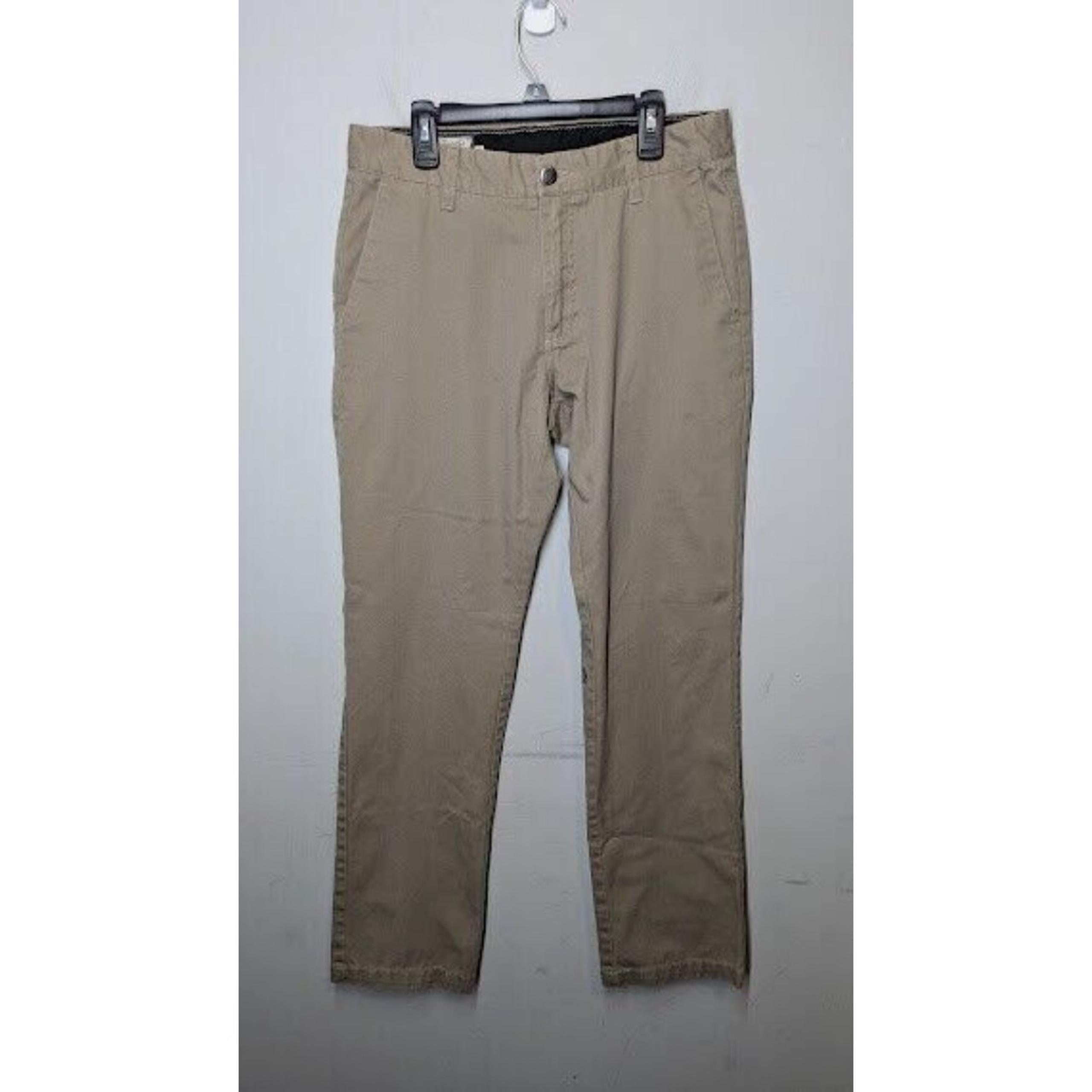 Volcom Stone Corpo Class Mens Chino Pants Flat Front Khaki Size 29