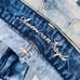 AE Mottled Tie Dye Studded Jean Shorts 4