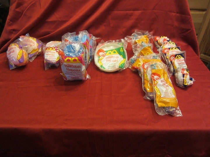 VTG 1997 MCDONALDS HAPPY MEAL TOYS DISNEY HERCULES NIB SET OF 20