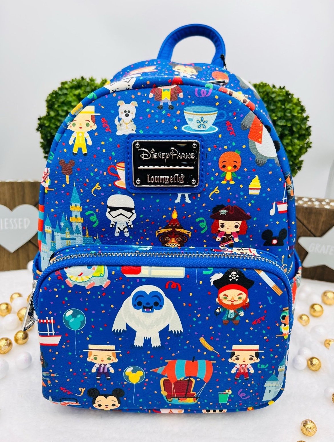 Loungefly Disney Parks CHIBI Disney characters Mini Backpack