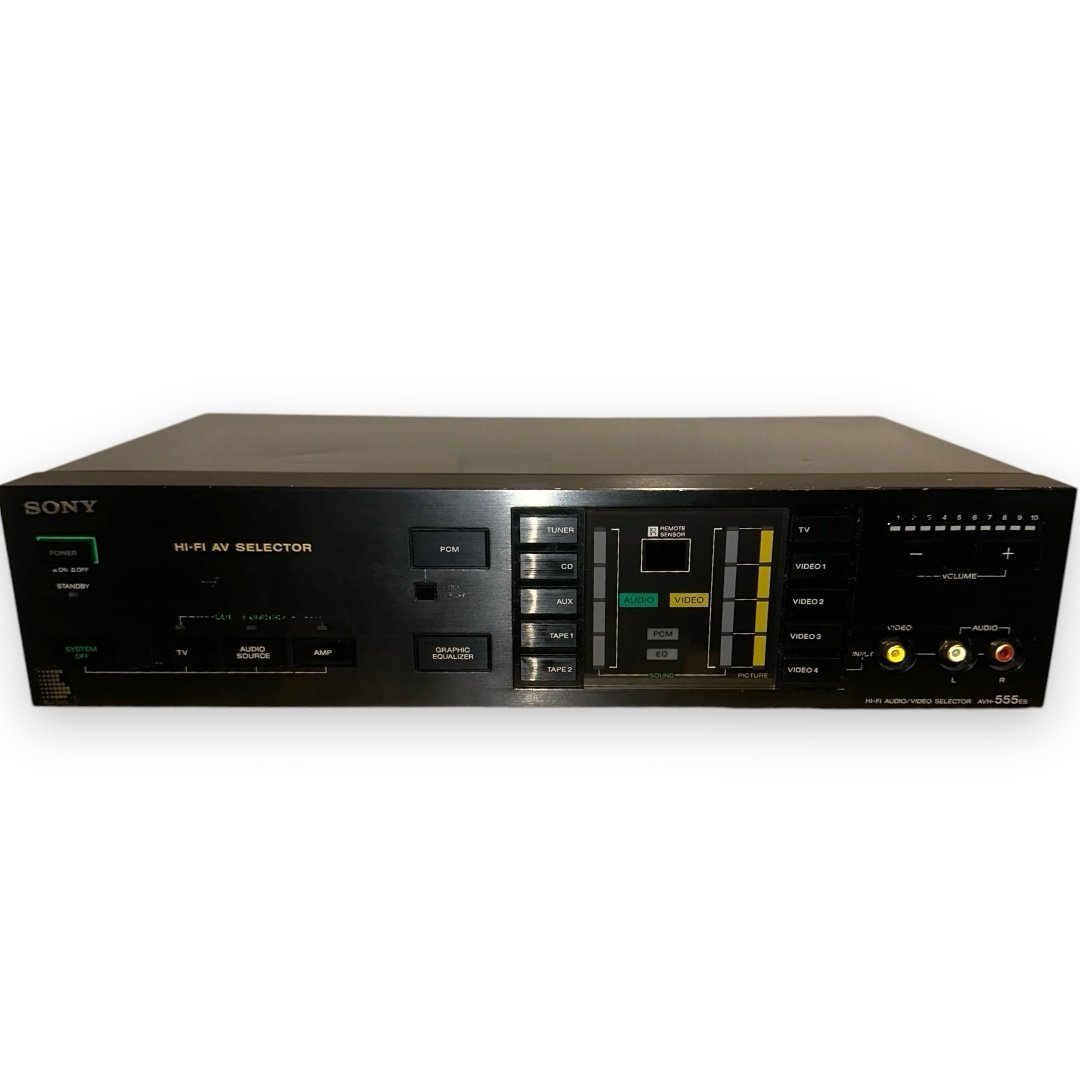 Vintage Sony AVH-555ES Hi-Fi 20W Audio Video Selector NO REMOTE CONTROL Japan