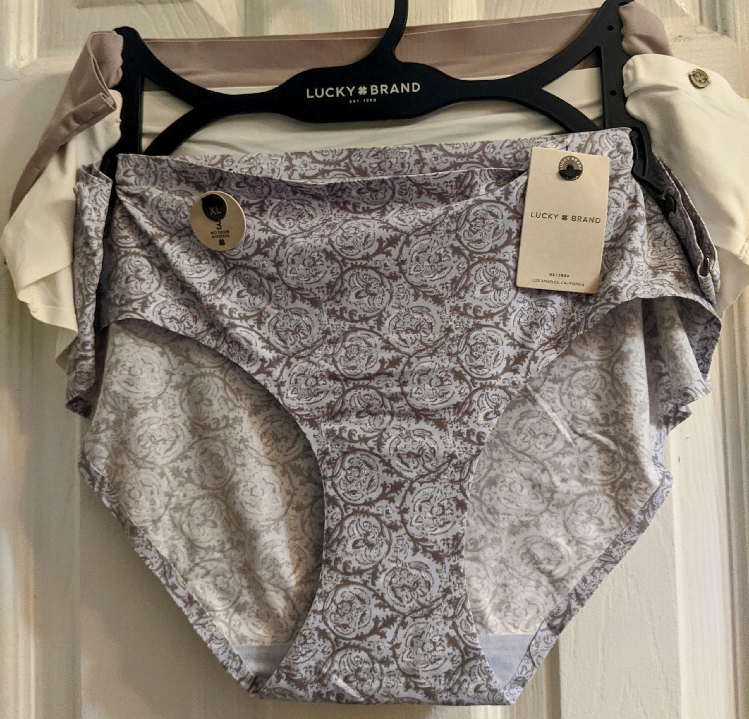 Lucky Brand XL 3 Pack Super Soft no show Hipsters Women's Panties