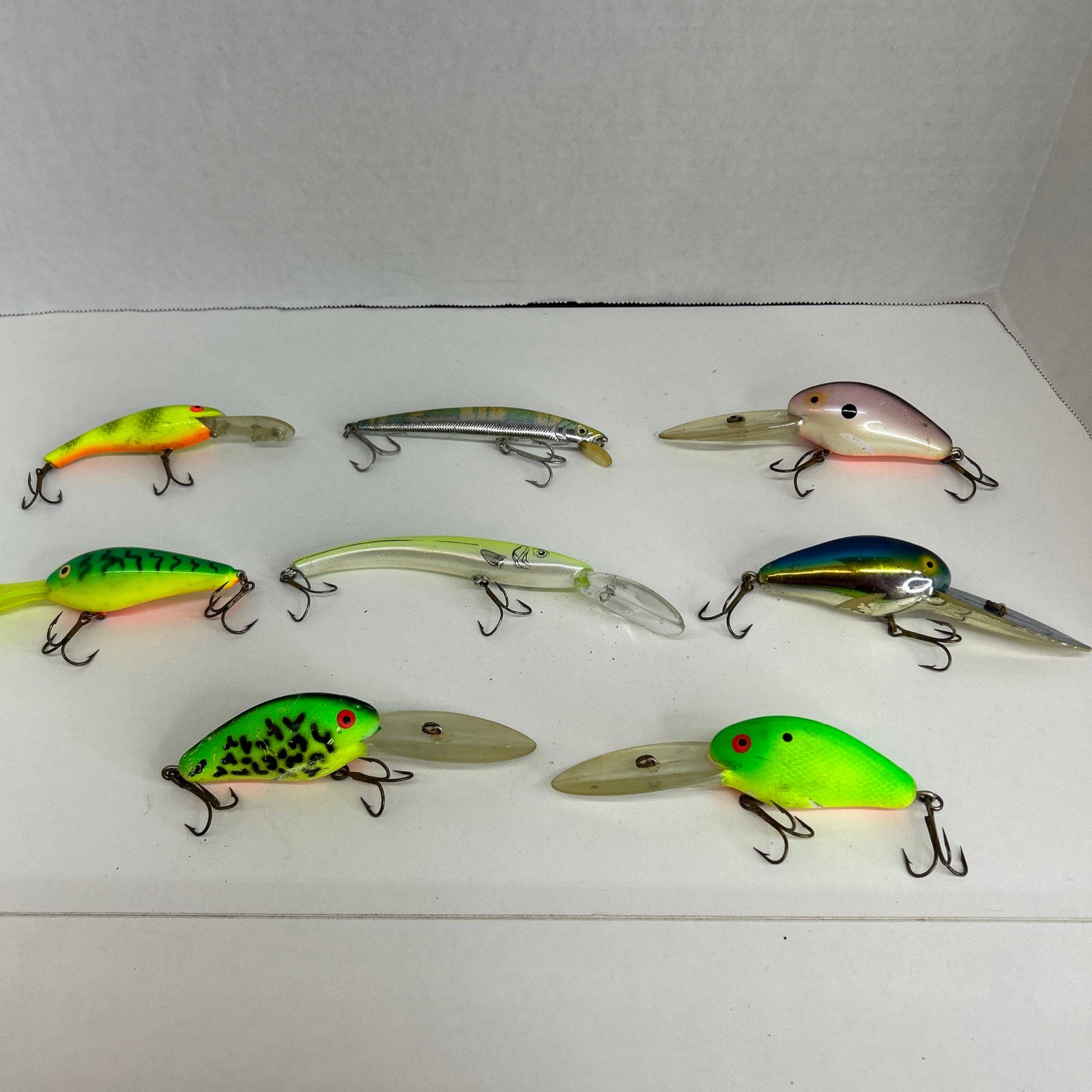 Lot Of 8 Lures Used With Case