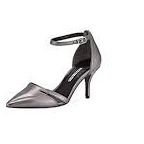 Charles David Women's Pewter Astrid Leather Pump size 9M