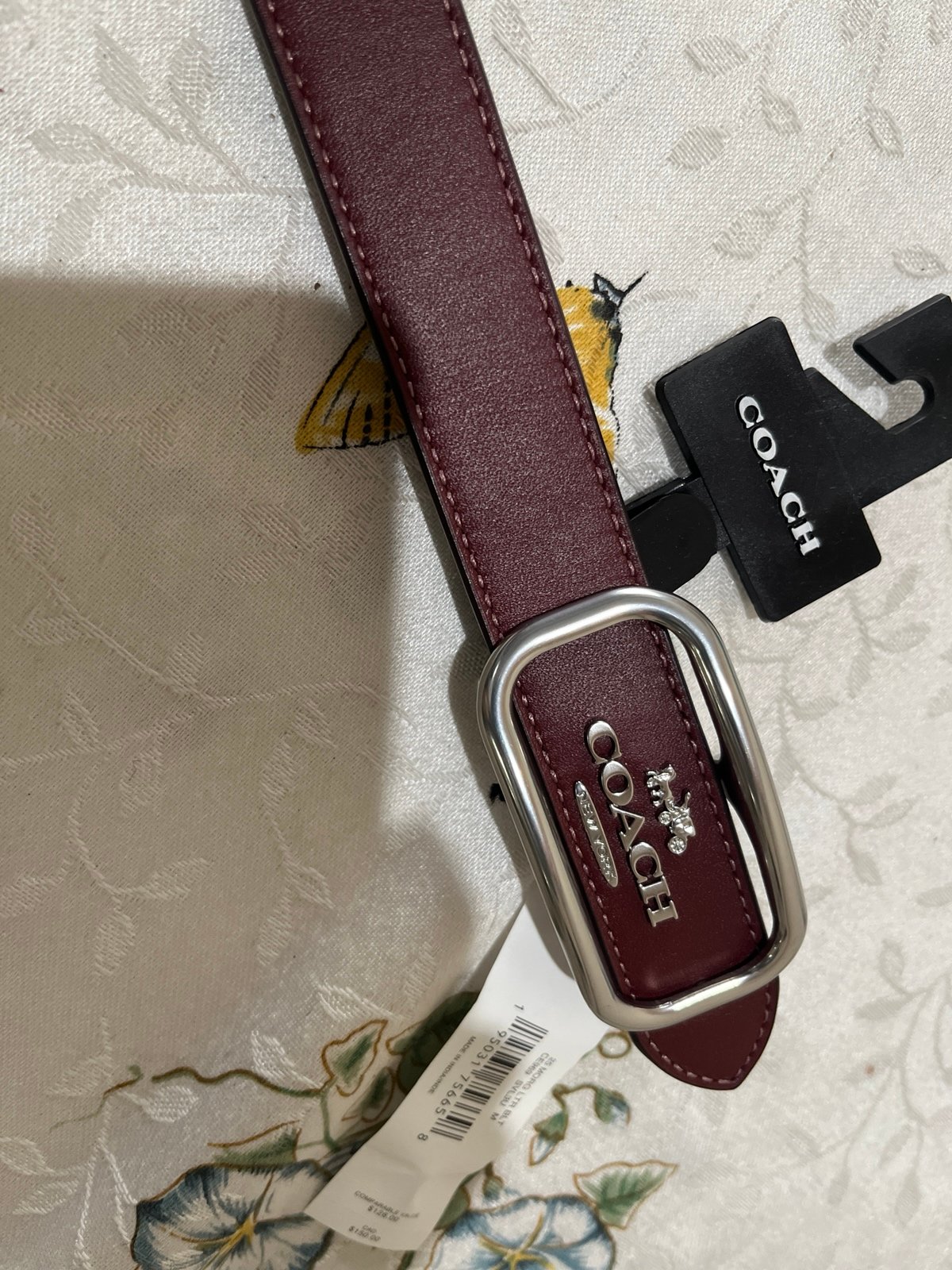 Coach Morgan Rectangle Buckle Belt, 25 Mm, M