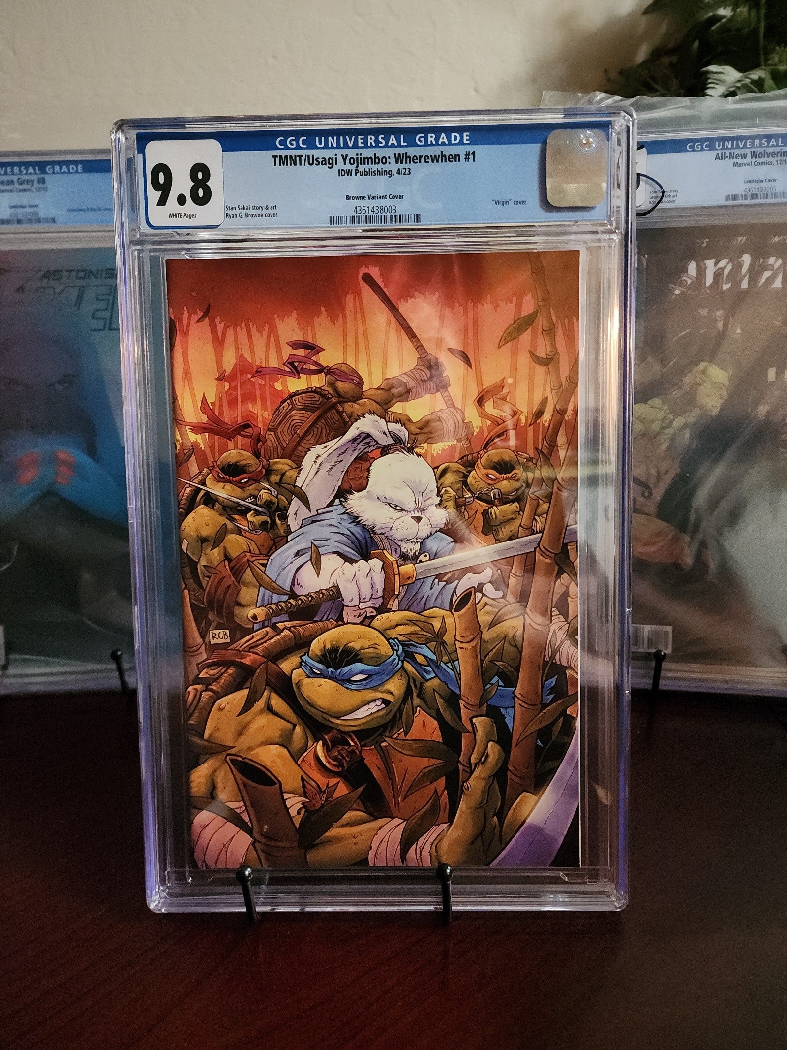 TMNT/Usagi Yojimbo: WHEREWHEN #1 Variant Cover CGC 9.8