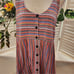 MADEWELL STRIPE BUTTON DOWN DRESS SIZE MED