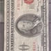 1966 Circulated/Worn 100.00 US “Red Seal” Note ~ Cool James Bond 007 Serial#