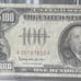 1966 Circulated/Worn 100.00 US “Red Seal” Note ~ Cool James Bond 007 Serial#