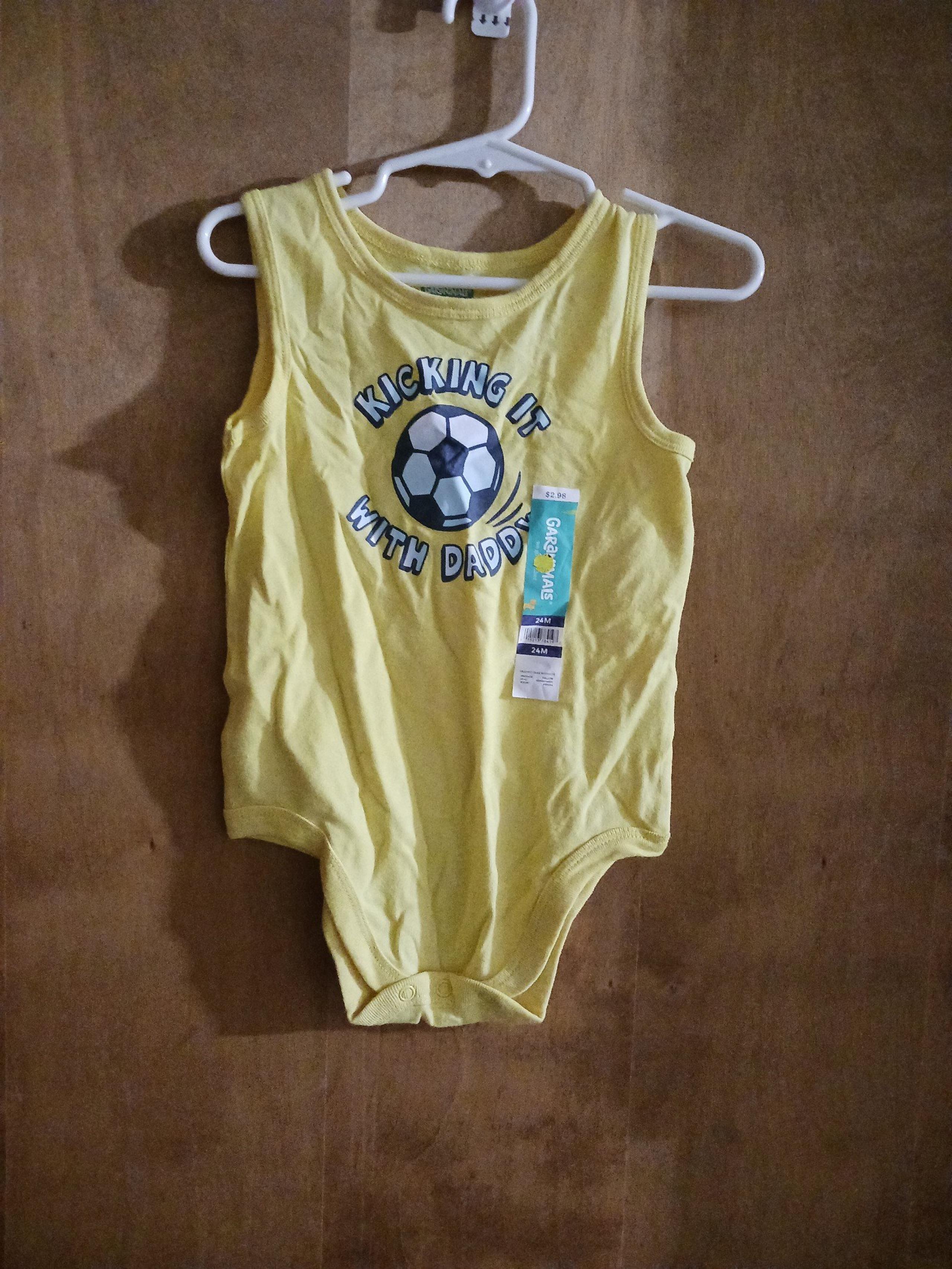 NWT Boys Soccer Bodysuit - Garanimals