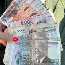 Authentic Cambodian money collectible