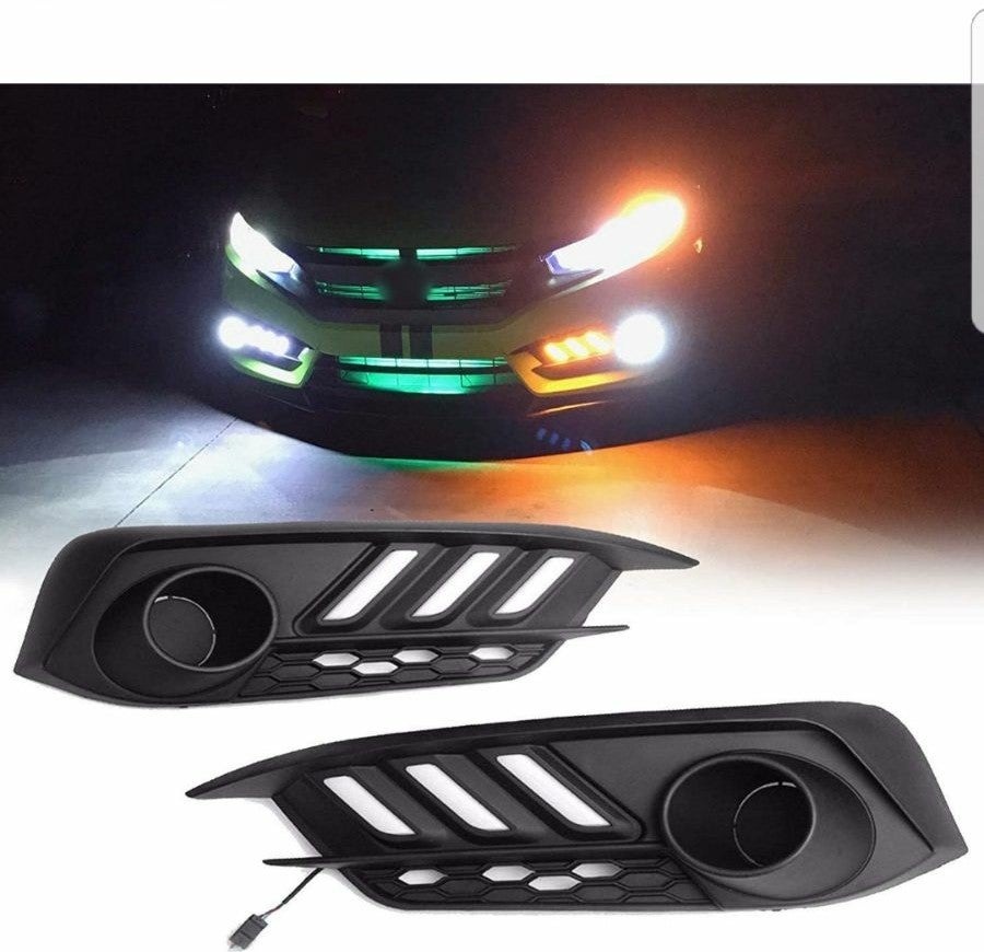 New front fog light bezel covers