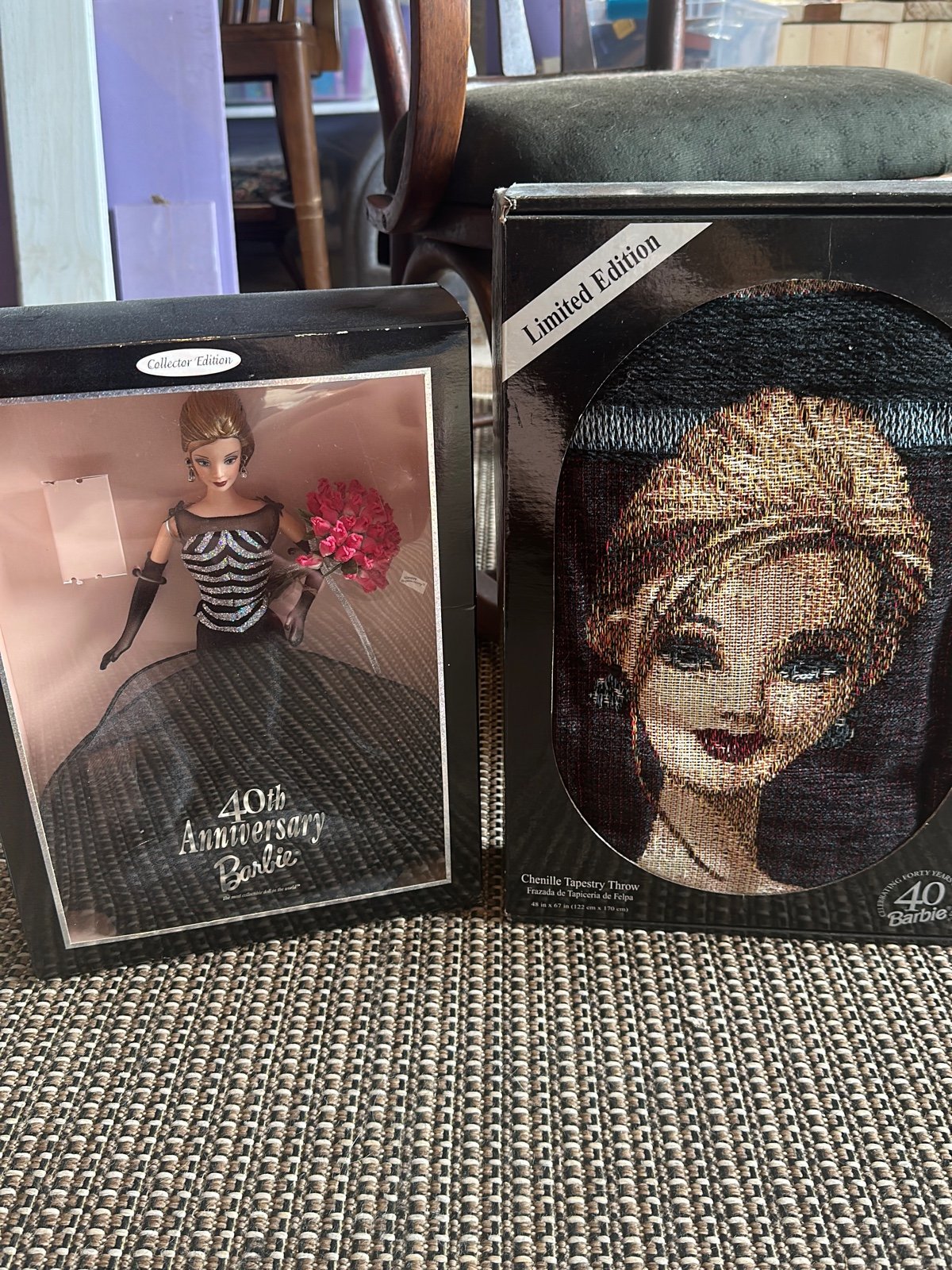 40th anniversary Barbie Tapestry and Doll
