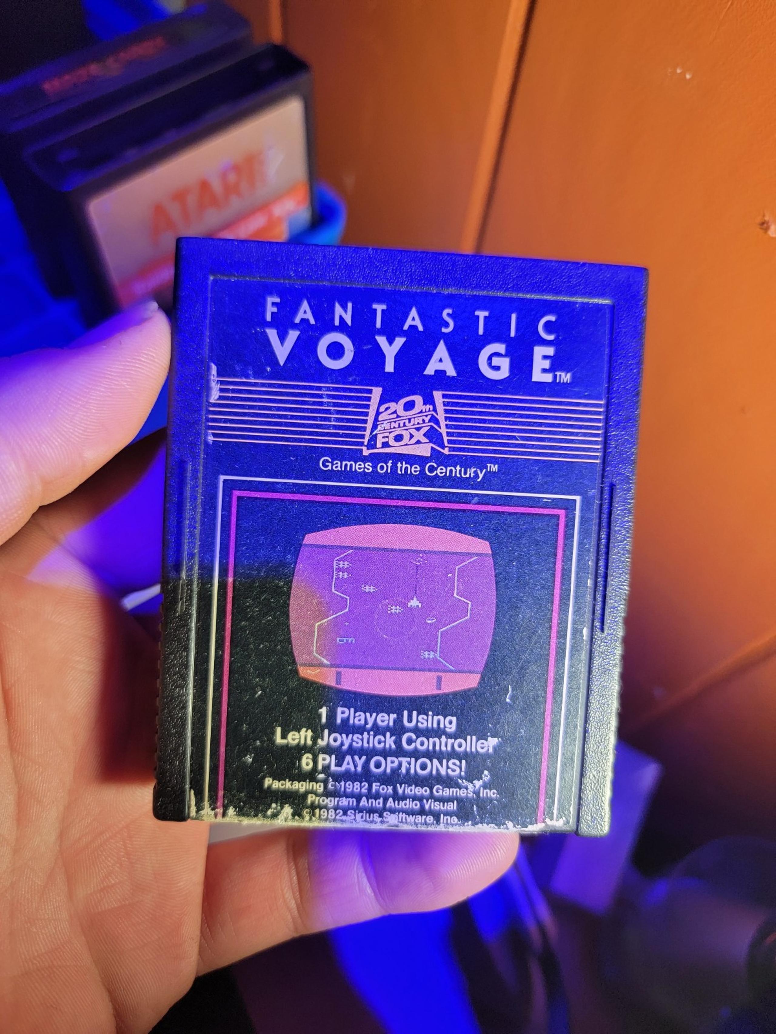 Vintage Atari Fantastic Voyage 20th Century Fox Atari 2600 Cartridge