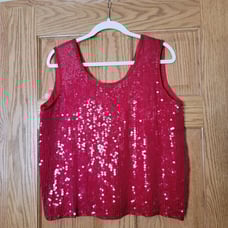 Vintage NWT Dayton's Sequin Beaded Blouse
