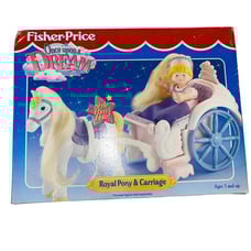 Fisher Price royal pony & carriage dollhouse NEW IN BOX!! Rare!! Castle