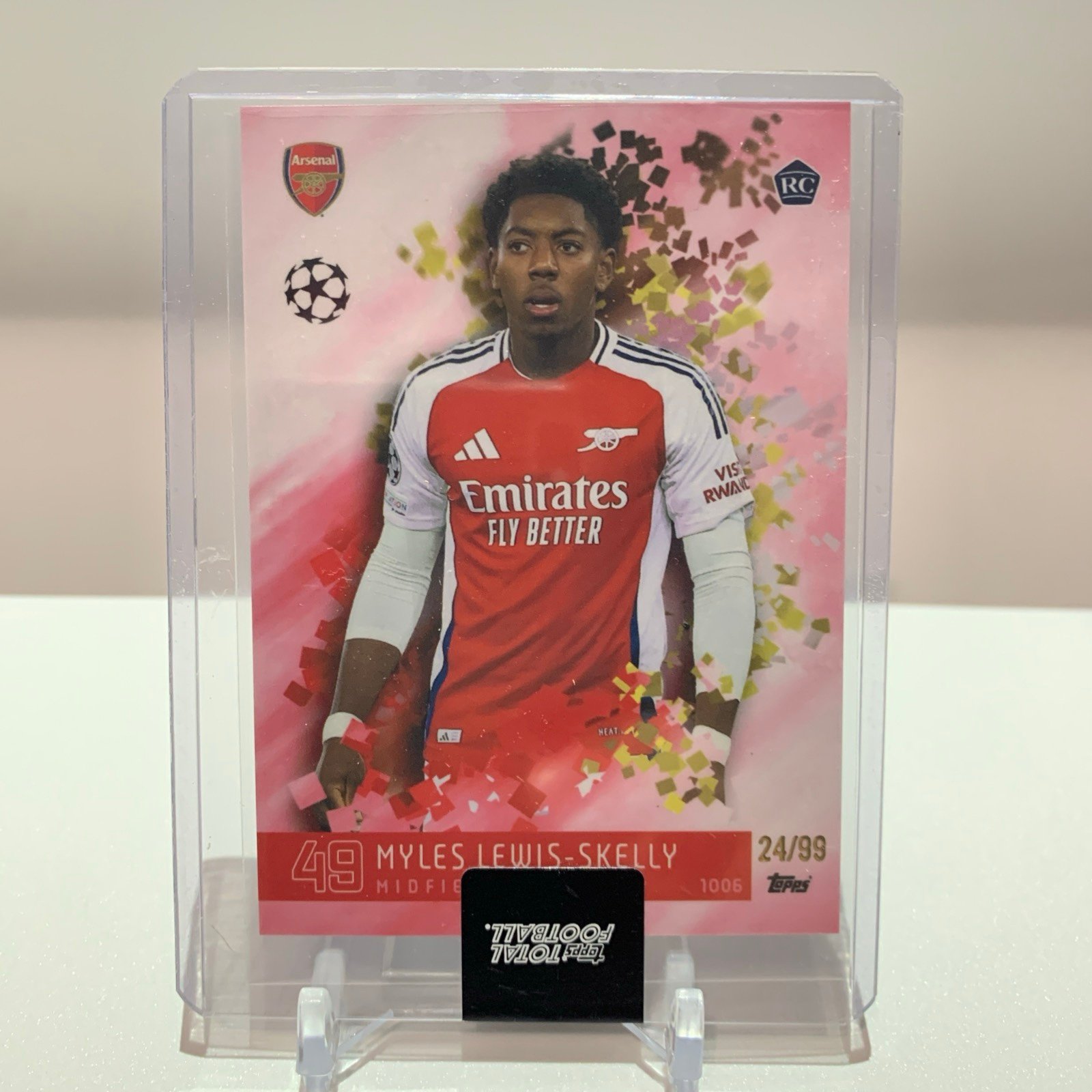 Myles Lewis-Skelly /99 RC 2024 Topps Total Football Arsenal