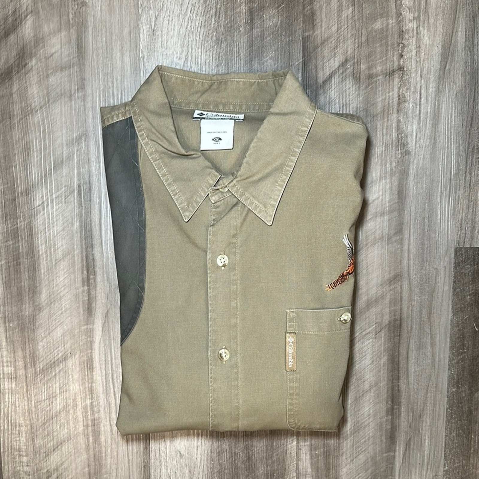 Columbia Briarshun Pheasant Hunting Long Sleeve Button Down - 2XL