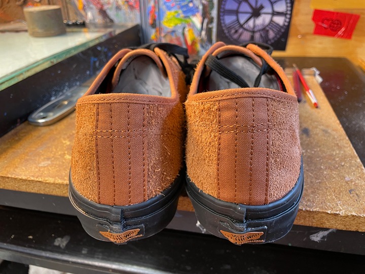 VANS★SKATE AUTHENTIC★兼用★HAIRY SUEDE BLACK/RUST Kupuj Vans Skate Authentic Hairy Suede Buty (black rust