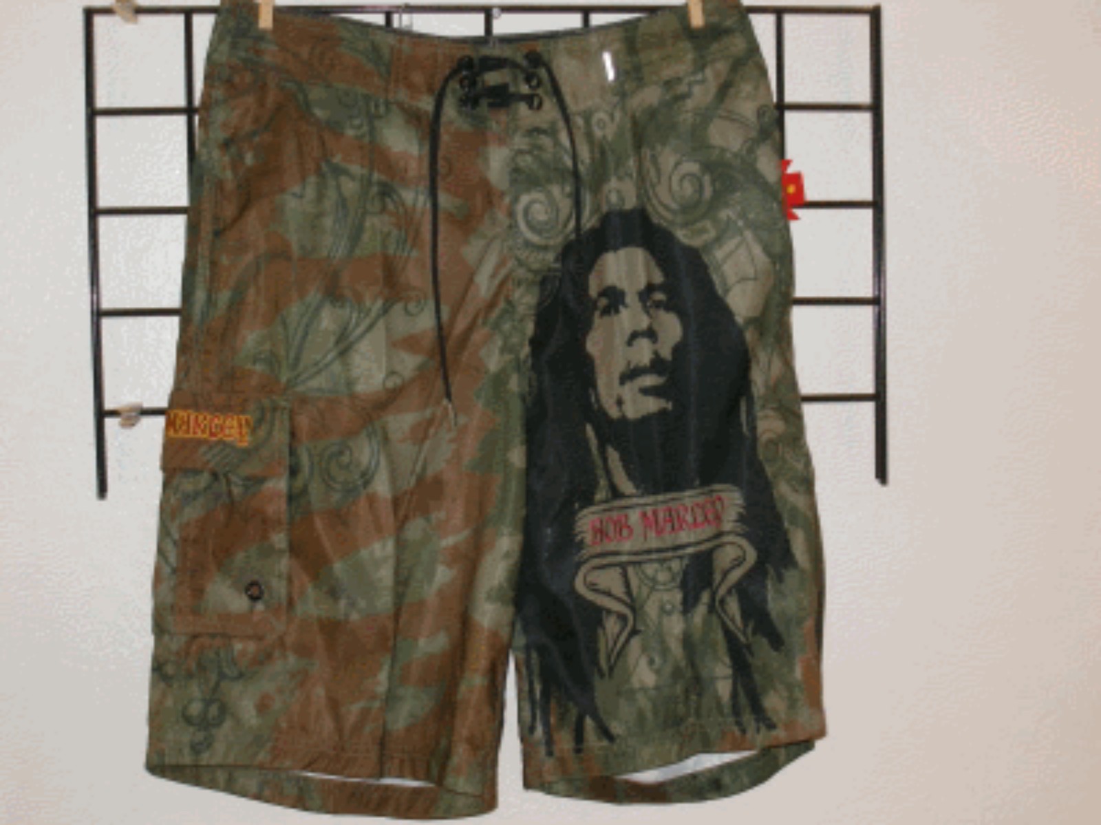 Bob Marley Board Shorts Camo size 28