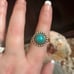 Kingman Turquoise Southwestern Sterling Silver Ring