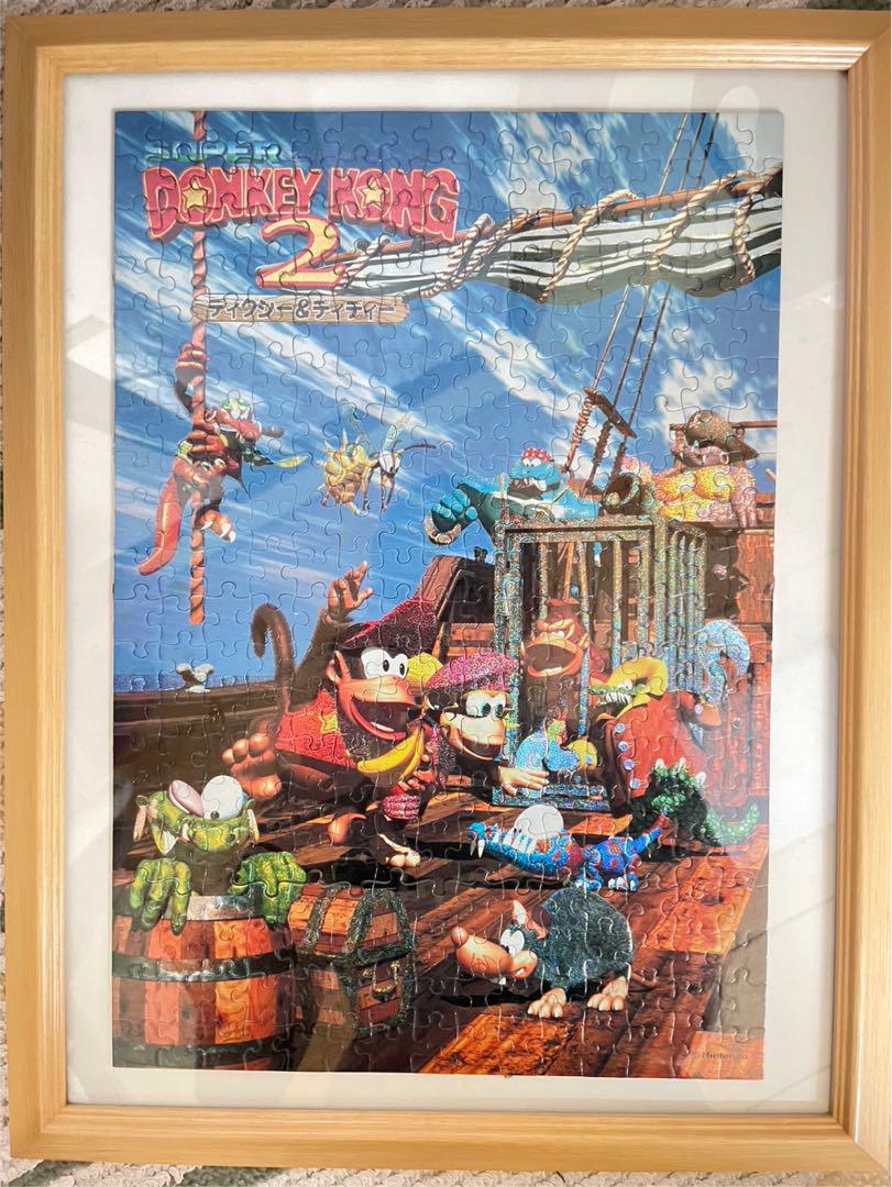 Ultra rare, beautiful piece】 Donkey Kong 2 puzzle complete