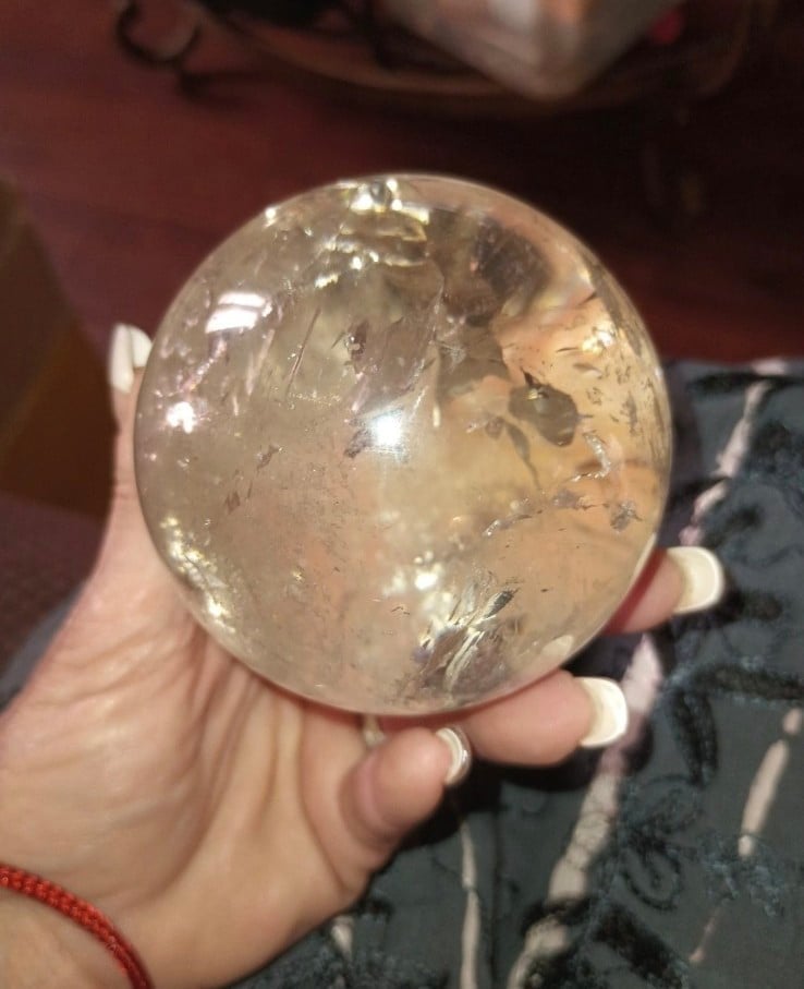 Citrine sphere