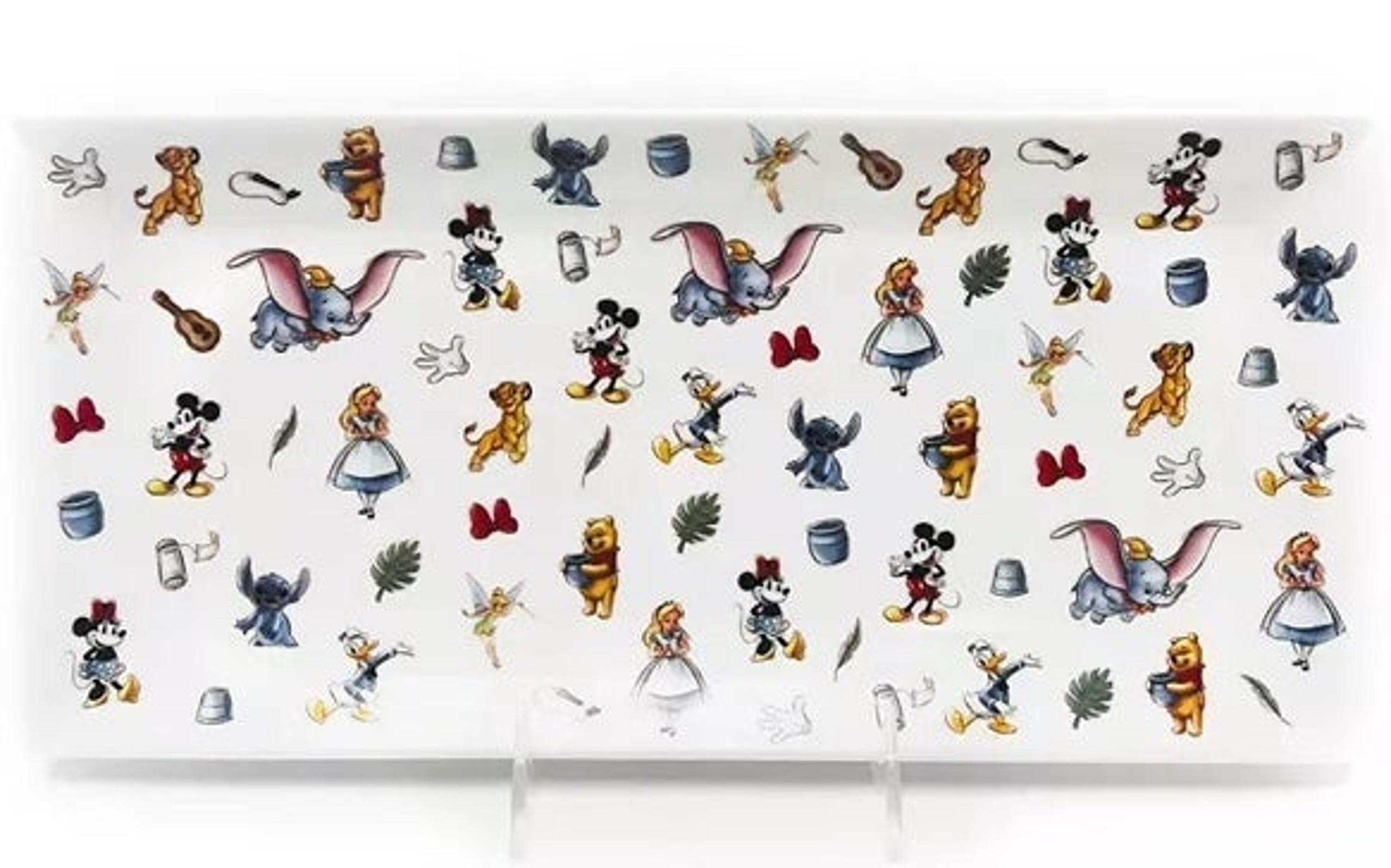 Disney 100 Heritage Multi-Character Ceramic Serving Platter
