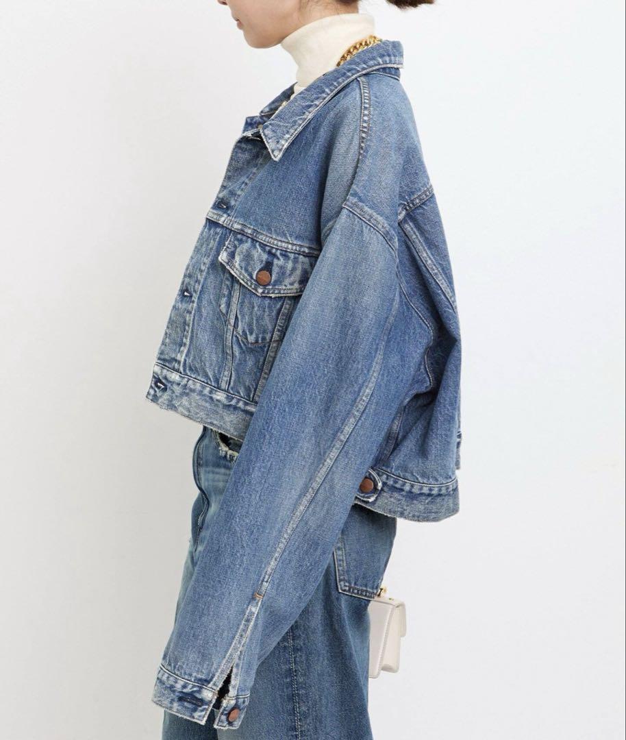 【メール便不可】 L'Appartement JACKET DENIM CARD] [RED ジャケット・アウター