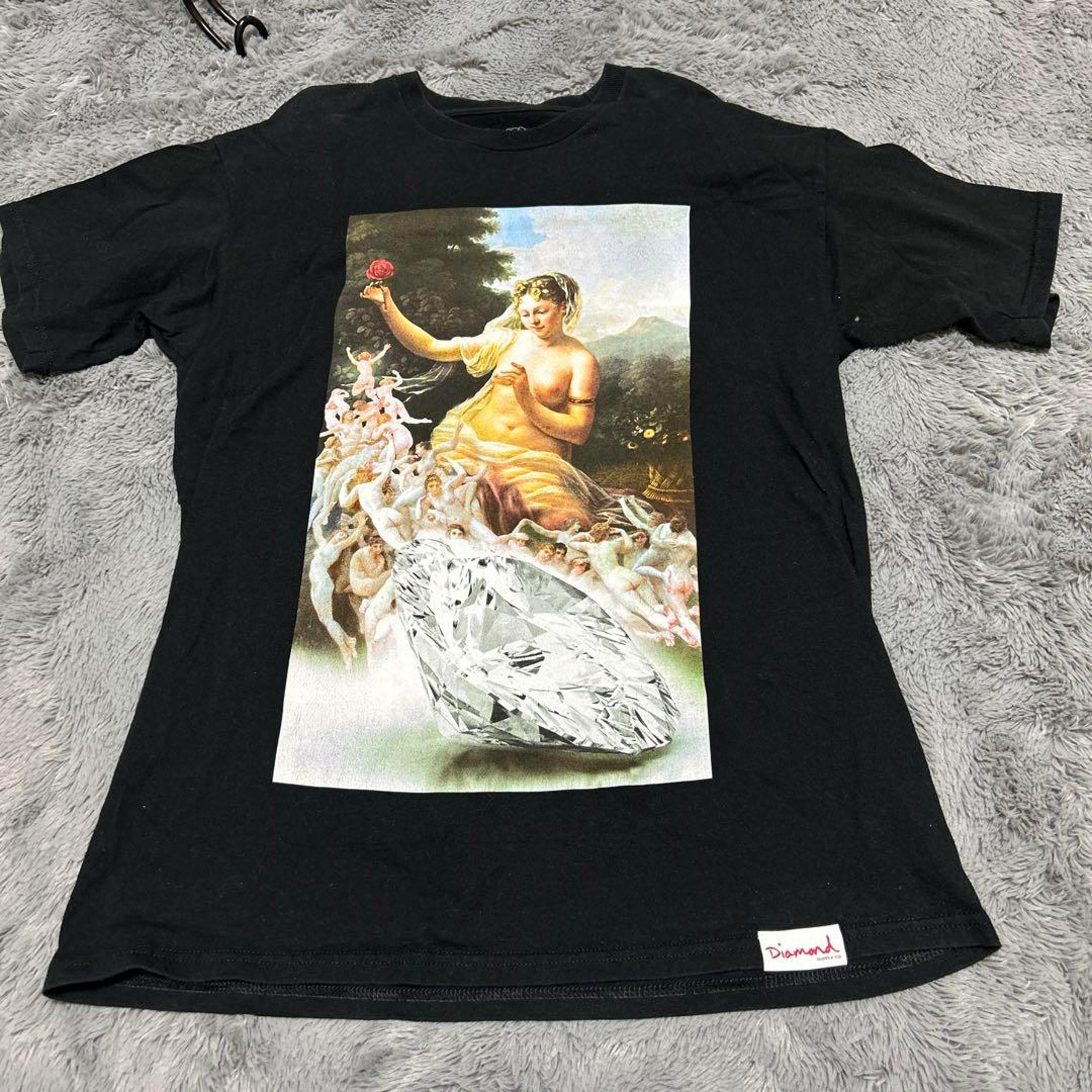 Diamond Supply Co. Art Print T-shirt, Size L