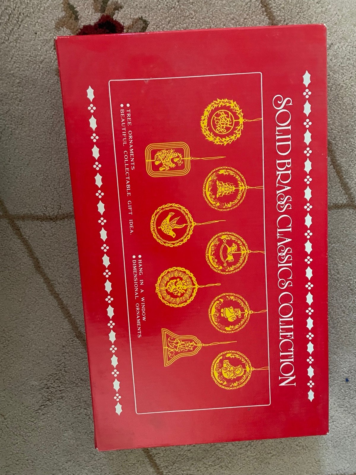 Solid brass classics collection ornaments 35