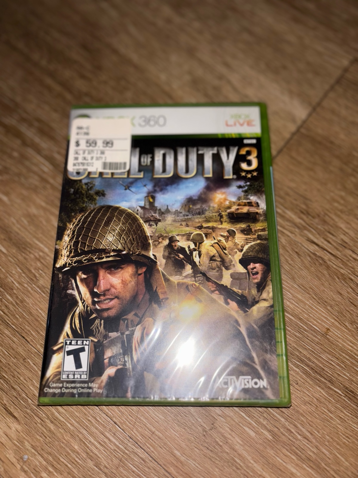 Call of Duty 3 (Microsoft Xbox 360)- Brand New Factory Sealed!