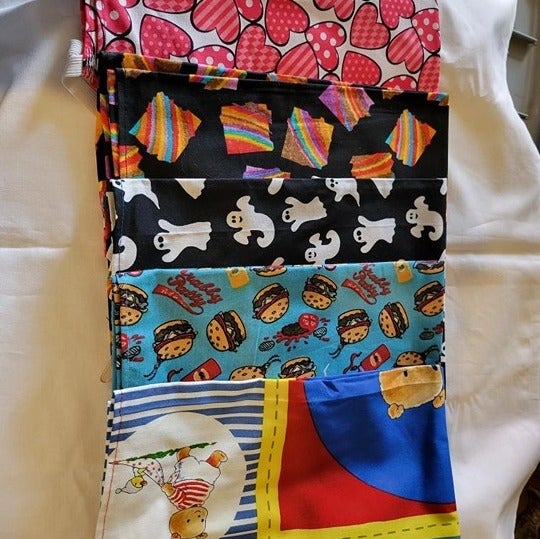 40 x 22 Toddler Daycare cot sheets set of (5)